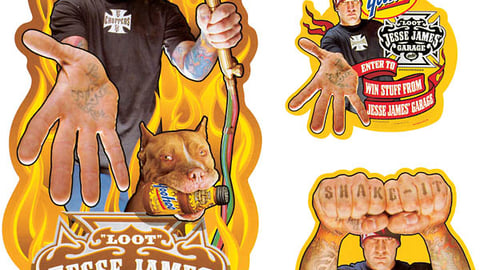 Yoo-hoo Jesse James Garage Displays