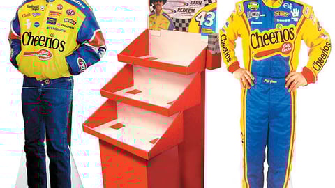 General Mills Racing Gear Displays