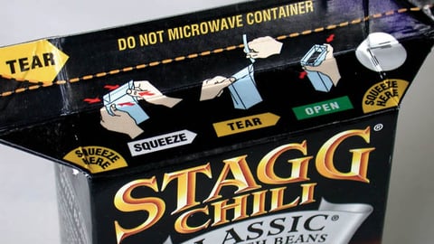 Stagg Chili Packaging