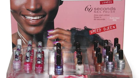 Coty Rimmel Nail Polish Countertop