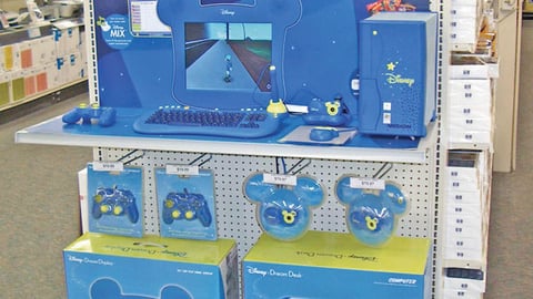 CompUSA Disney Dream Desk Endcap