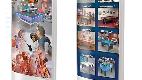 Brunswick Contender Two-Sided Display