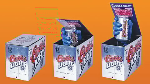 Coors Light Halloween Motion Display