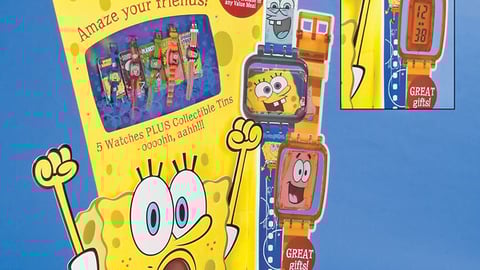 Burger King 'SpongeBob' Watch Display