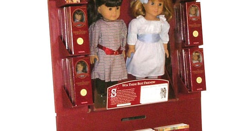 American Girl Movie and Doll Drawings Floorstand