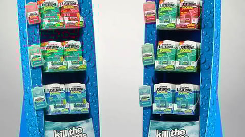 Listerine Pocket Paks Floorstand/Power Wing