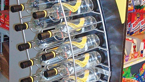 Foster's Boomerang Vodka Floorstand