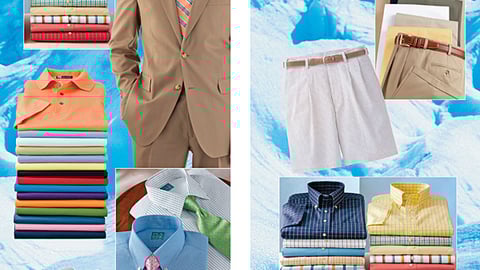 Jos. A. Bank Performance Fabrics Tower Display