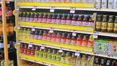 Snapple In-line Shelf Unit