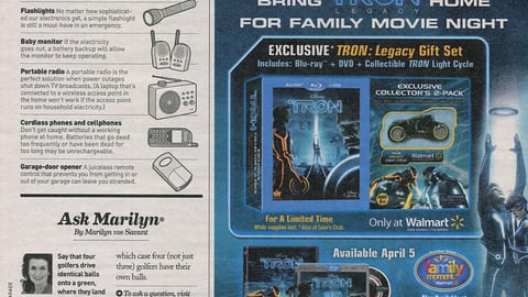 Disney Walmart 'Tron' Ad