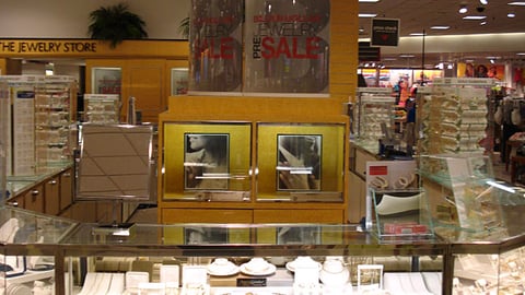 JCPenney 'Billion Dollar Jewelry Presale' Counter Signs