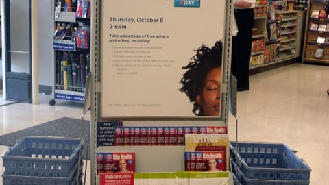 Rite Aid 'Diabetes Solution Day' Stanchion Sign