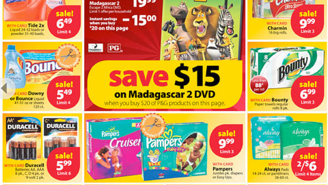 CVS P&G 'Madagascar 2' Feature