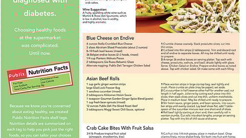 Publix 'Nutrition Facts' Feature