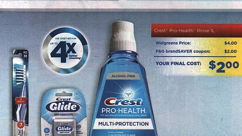 P&G Walgreens 'Back-To-School' FSI