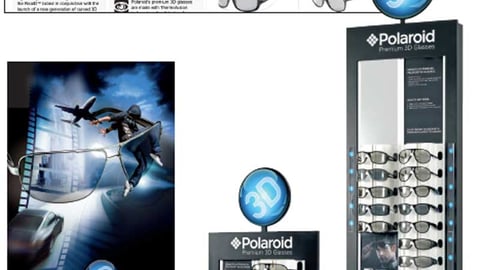 Polaroid 3-D Glasses P-O-P