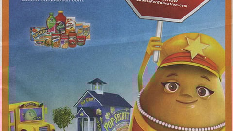 Pop-Secret 'Labels for Education' FSI