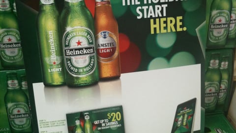 Heineken Holiday Case Card