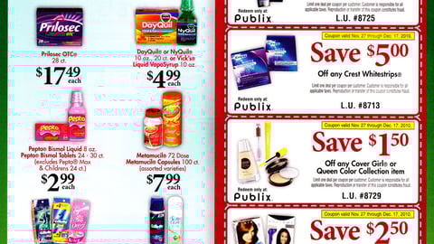 Publix P&G  'Savings to Celebrate' Feature