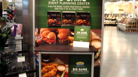 Publix 'Big Game Event Planner' Display