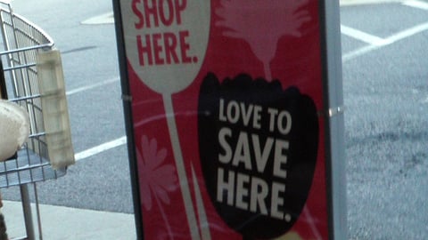 Publix 'Love To Shop Here' Stanchion