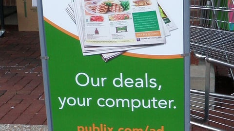 Publix 'Our Deals' Stanchion