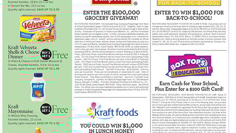 Publix Back-to-School Sweeps Feature
