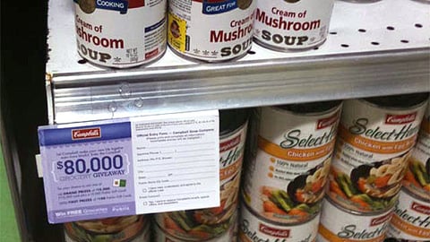 Campbell's Publix 'Grocery Giveaway' Tearpad