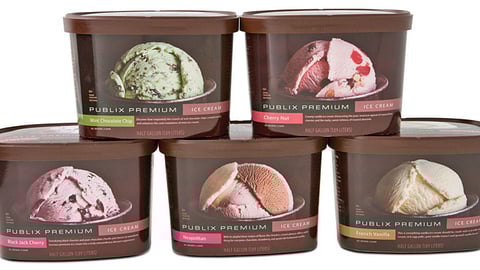 Publix Ice Cream Packaging