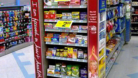 Rite Aid Heart Health Endcap