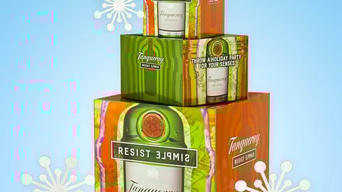 Tanqueray Holiday Pole Topper