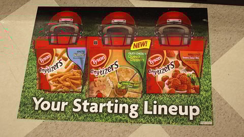 Tyson 'Your Starting Lineup' Floor Cling