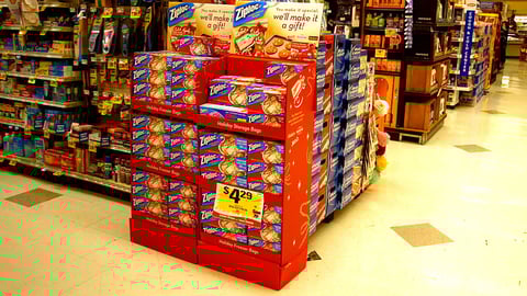 Ziploc 'We'll Make It a Gift' Floorstands