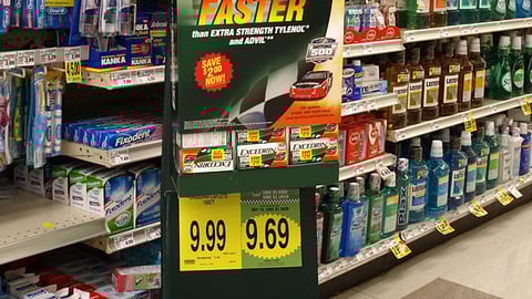 Excedrin Kroger Daytona 500 Shipper