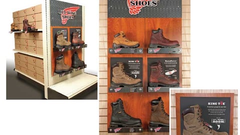 Red Wing Shoes 'Vendor Shop Lite' Wall Unit