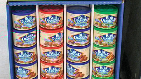 Blue Diamond Nuts Big Game Floorstand