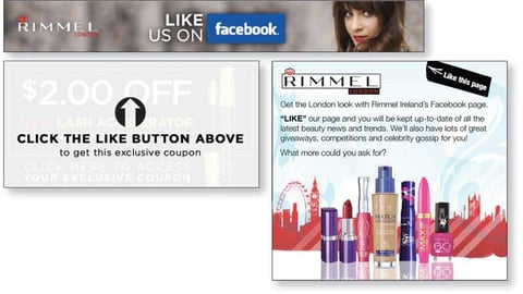 Rimmel Facebook Marketing