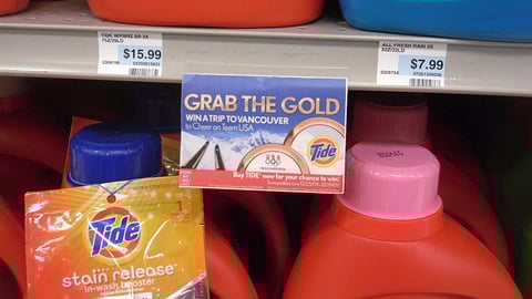 P&G Rite Aid 'Grab the Gold' Shelf Tag