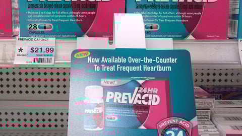 Prevacid Shelf Dangler