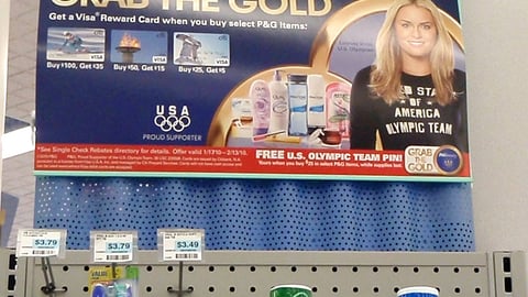 Rite Aid P&G 'Grab the Gold' Endcap Header