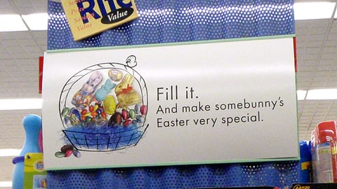 Rite Aid Easter Endcap Header
