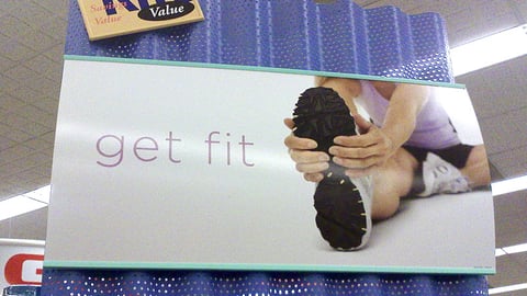 Rite Aid 'Get Fit' Endcap Header
