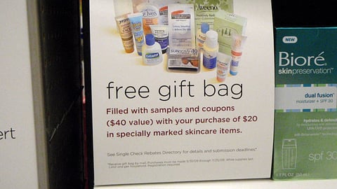 Rite Aid Skincare Shelf Sign