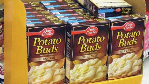 Betty Crocker Potato Buds Floorstand