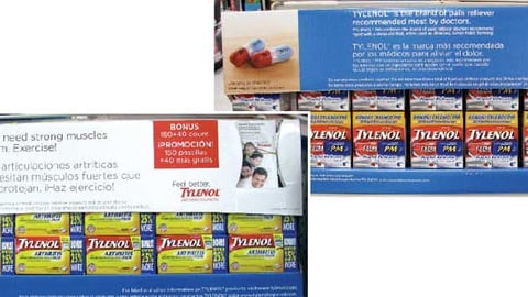 Tylenol Shelf Tray
