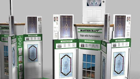 Menard's Mastercraft Freestanding Displays
