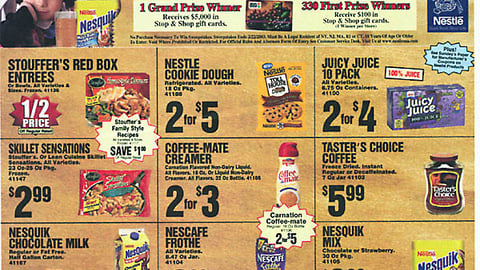 Stop & Shop Win Groceries from Nestle