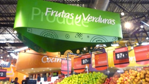 Supermercado de Walmart Fruit Merchandising