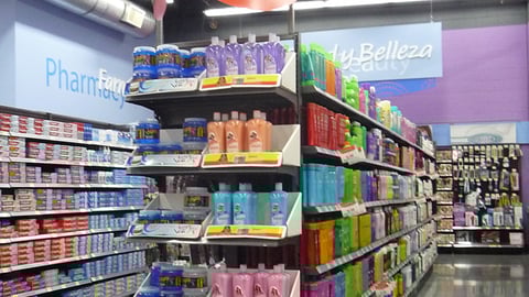 Supermercado de Walmart Beauty Care Endcap