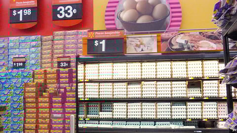 Supermercado de Walmart Perimeter Merchandising